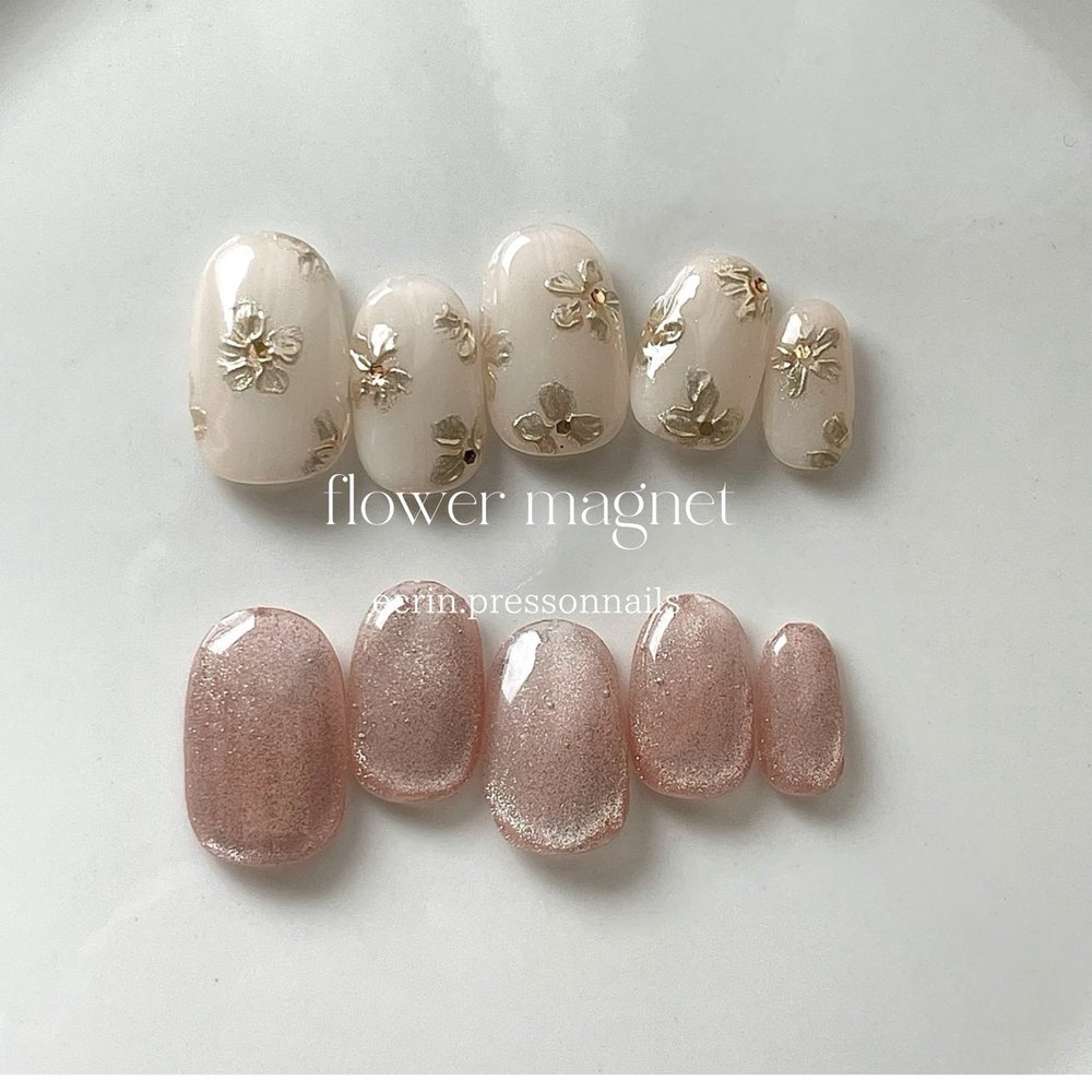 フラワーマグネット（Flower Magnet）のネイルチップ